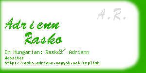 adrienn rasko business card